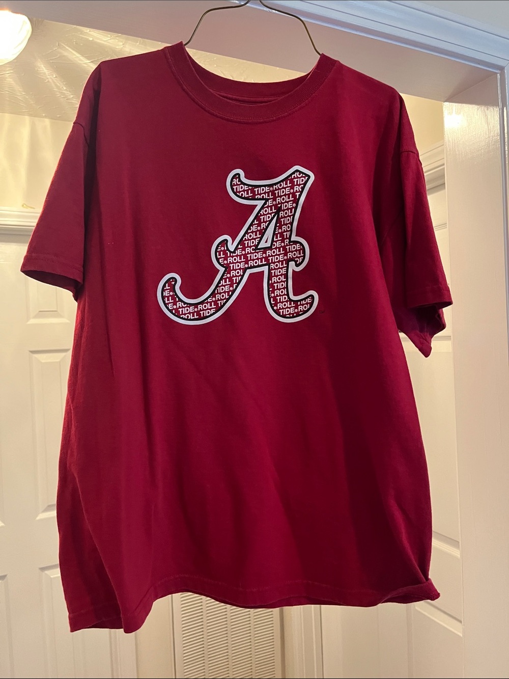 University Script 'A' Graphic Tee - Crimson
